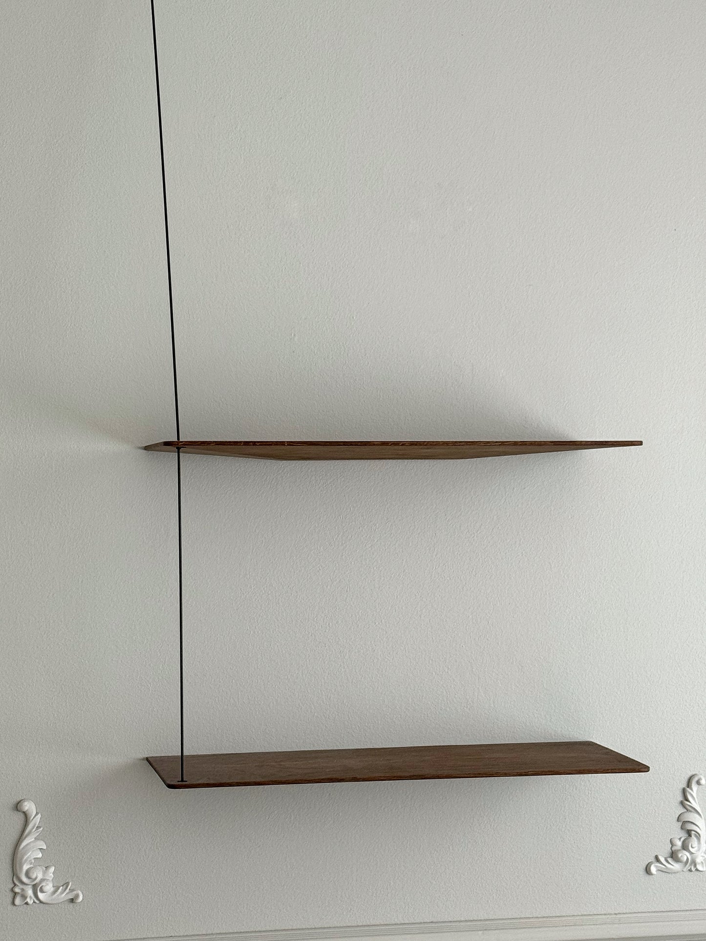 Woud Stedge -hylly 60 cm, savustettu tammi